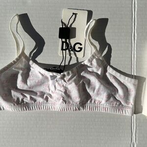 Dolce&Gabbana Junior girls bralette cotton top size XS